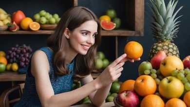 portrait-woman-interacting-with-fruits_776674-1055820-8717937